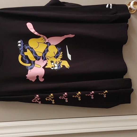 Mens PUMA X AKA BOKU GRAPHIC LONG SLEEVE T-SHIRT XXL - Picture 4 of 10